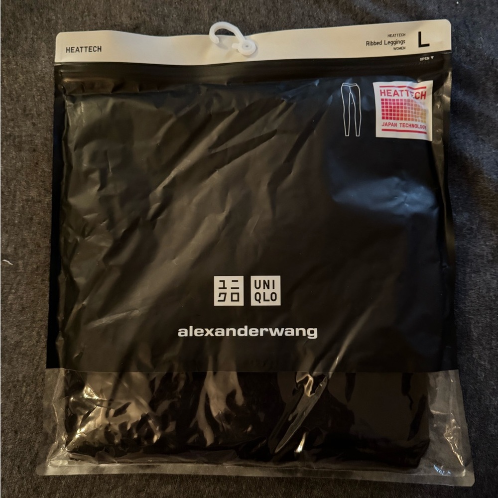 UNIQLO ALEXANDER WANG Collab Heattech Ribbed Leggings / New Size L